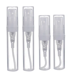 200Pcs 2/3/5/8/10ml Mini Refillable Bottle Protable Plastic Spray Perfume Bottle Atomizer Cosmetics Container with Syring