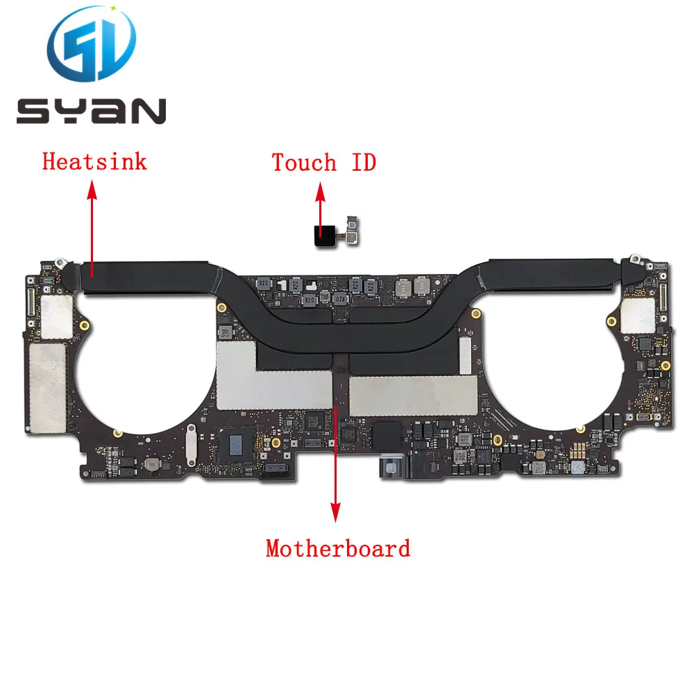 

A1707 logic board for macbook pro retina 15.4 inches 2.8ghz 16gb 512GB SSD Motherboard 2017 820-00281-A