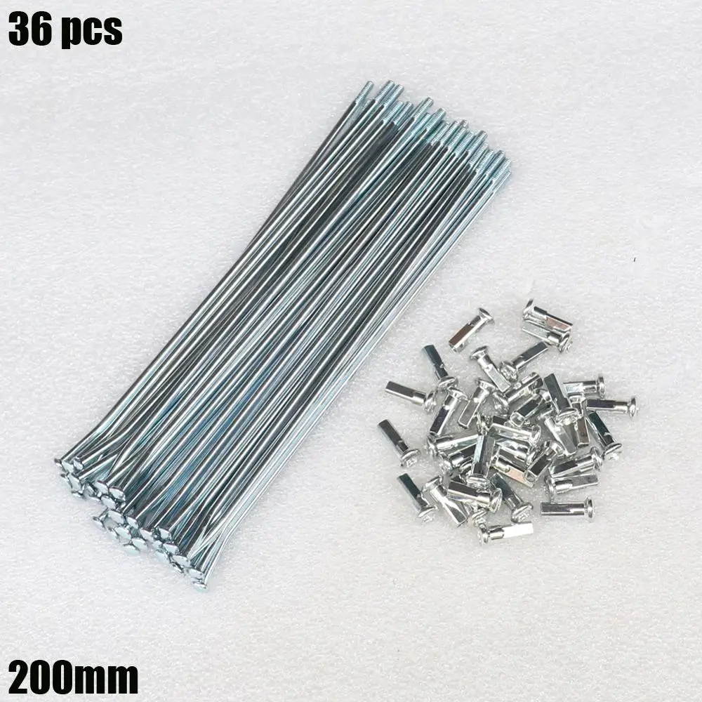 36 pcs 200-245 mm 8G spokes 3.5mm width spokes bend For electric bicycle bike motorcycle radios for motorcycle and child bike