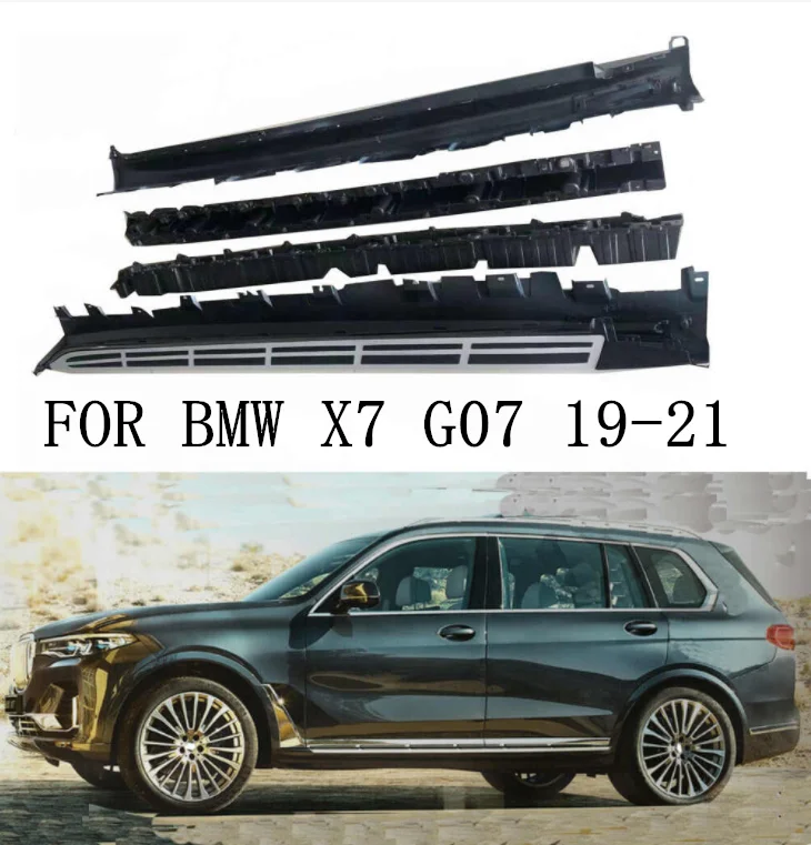 Car Running Boards Auto Side Step Bar Pedals Brand New Nerf Bars Fits For BMW X7G07 2019-2021