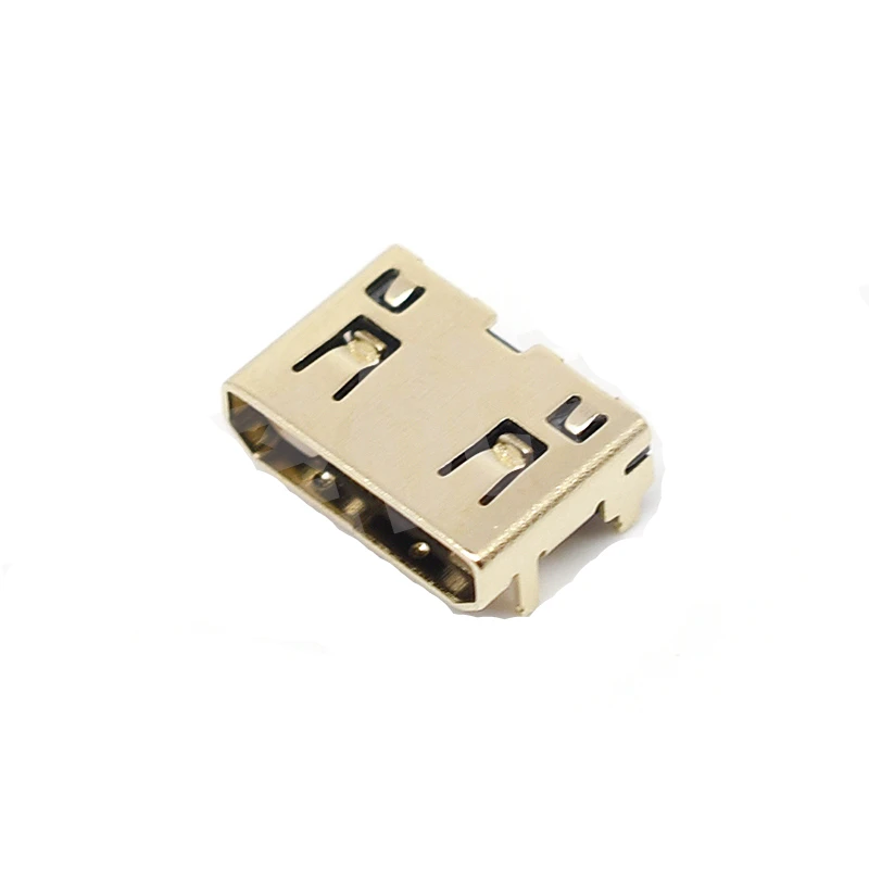 10PCS HD Transmission Socket MINI Gold Plated HDMI 19p Jack