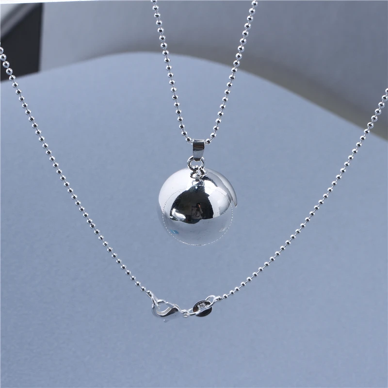 Ball Necklace Brilliant Chime Pendant 18\