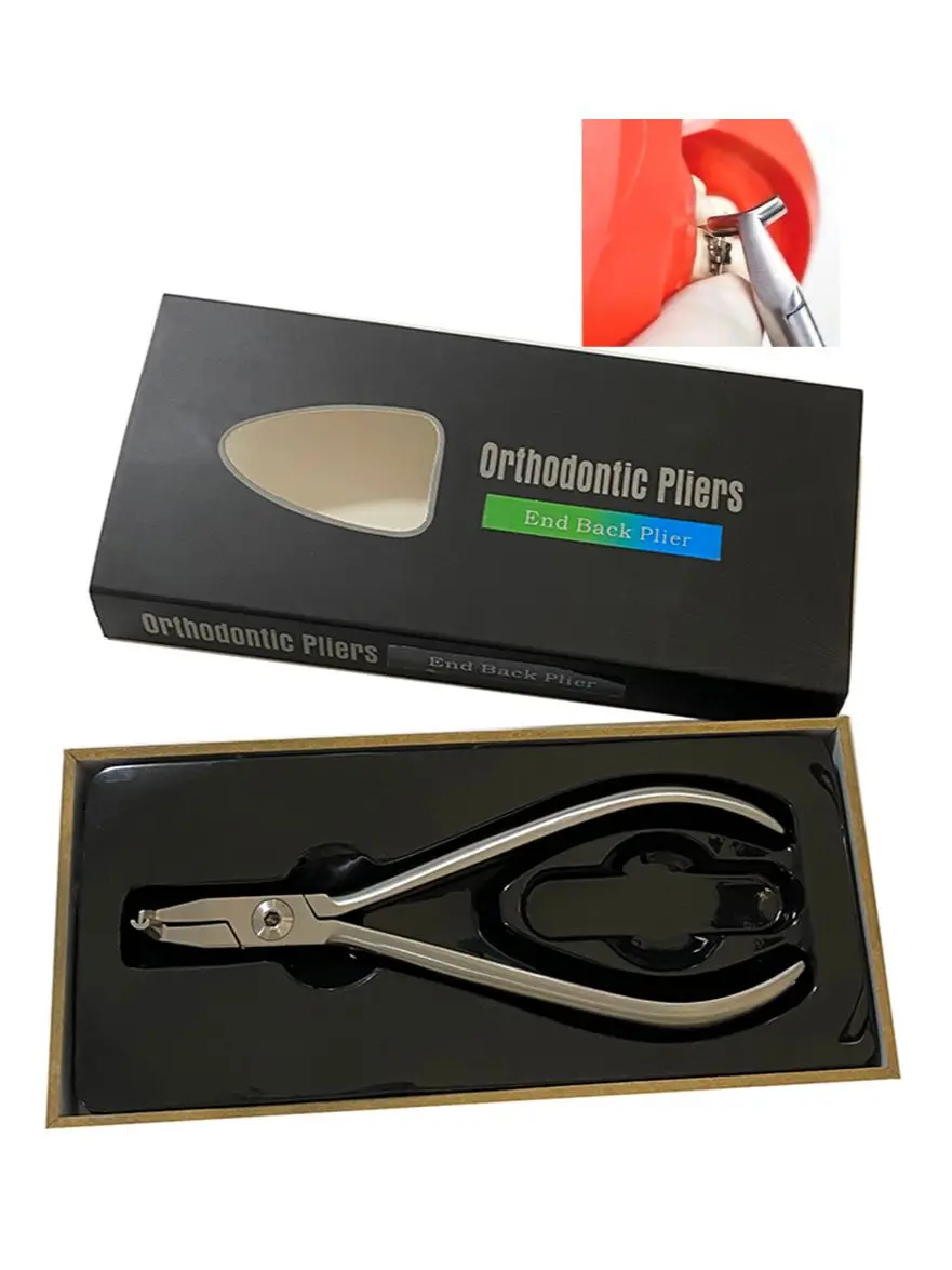 Szczypce do pleców - wysokiej jakości szczypce do końcówek Szczypce ortodontyczne Szczypce do pleców Szczypce do końcówek dentystycznych Szczypce do gięcia NiTi Wspornik ortodontyczny — zdjęcie 2