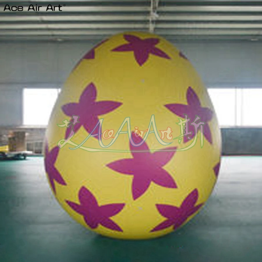 Factory Directly 3m/10ft Tall Inflatable Easter Egg  Easter Outdoor Inflatable Adornments Easter Toys  Made By Ace Air Art