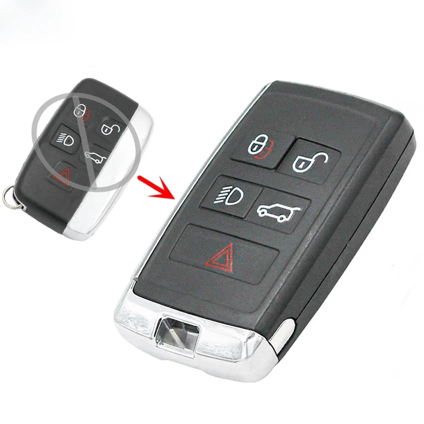 Car Modified Remote Key Shell Key Case for Land Rover Range Rover Vogue SVO SV for Jaguar Upgraded Replacement Key Cover