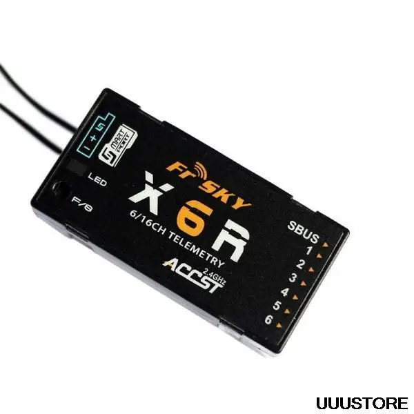 

FrSky X6R 2.4G 16CH SBUS Receiver PCB Antenna Smart Port Data Return for Taranis X9D Jumper T16 T18 Radiomaster TX16S RC Drone