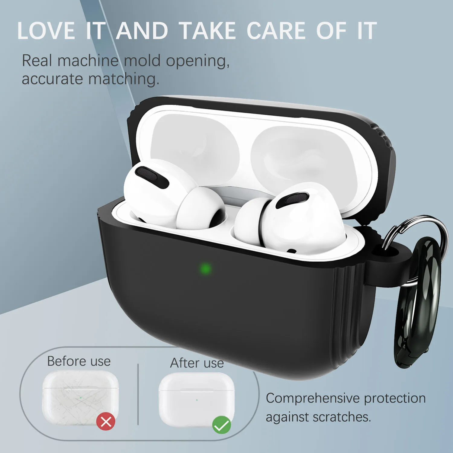 Luxury Case for Airpods Pro Protector Mental Airpods 3 Fundas Earphone Cover with Anti-lost Keychain for Airpodspro 3 Cases