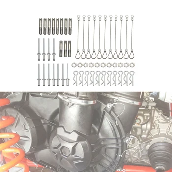 Kit de broches de couvercle d'embrayage, raccords à vis, ceinture facile, course à dégagement rapide pour Can Am Maverick X3, tous les modèles 2017 2018 2019