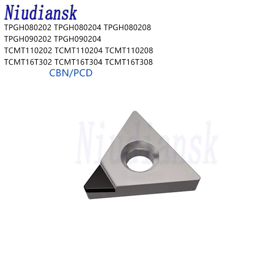 TPGH080202 080208 090202 090204 TCMT110202 110204 110208 16T304 16T308 CBN PCD tornio CNC inserti diamantati utensili da taglio per tornio CNC