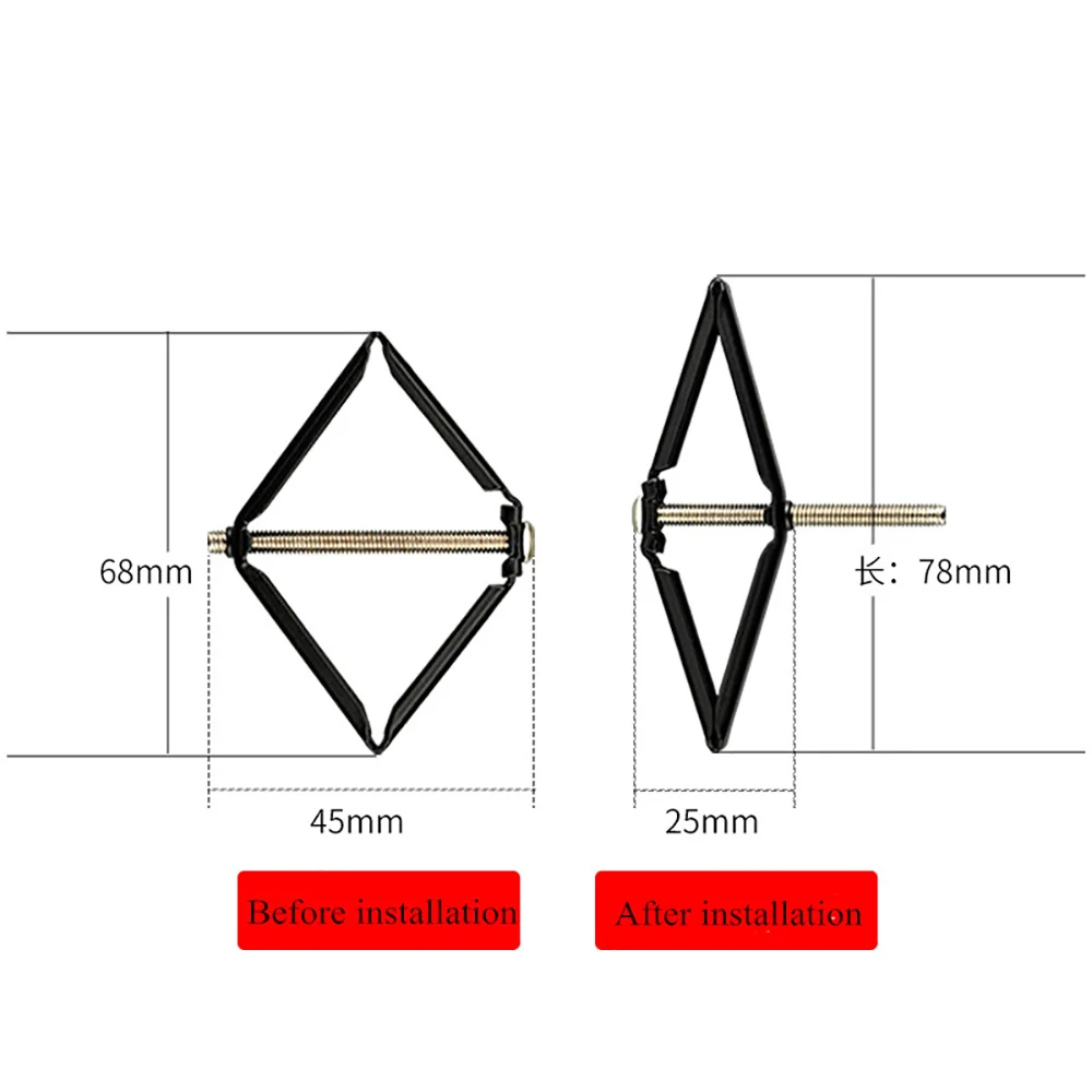 1 Set (10 pezzi) scatola di installazione a parete strumento di riparazione segreto Stash Switch Mount Cassette riparatore asta di supporto