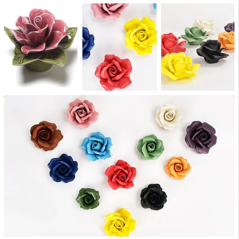 3pcs set pottery art rose flower cutting mold mud shaping tool rapid prototyping rose flower mold DIY handmade ceramic die