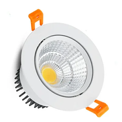 4 soorten dimbare inbouw LED-downlights 5W 7W 9W 12W 15W 18W COB LED-plafondlamp Spotlichten AC110-220V Ronde LED-paneelverlichting