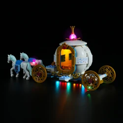 Vonado LED Lighting Set for 43192 Cinderella’s Royal Carriage Collectible Model Toy Light Kit, Not Included the Building Block