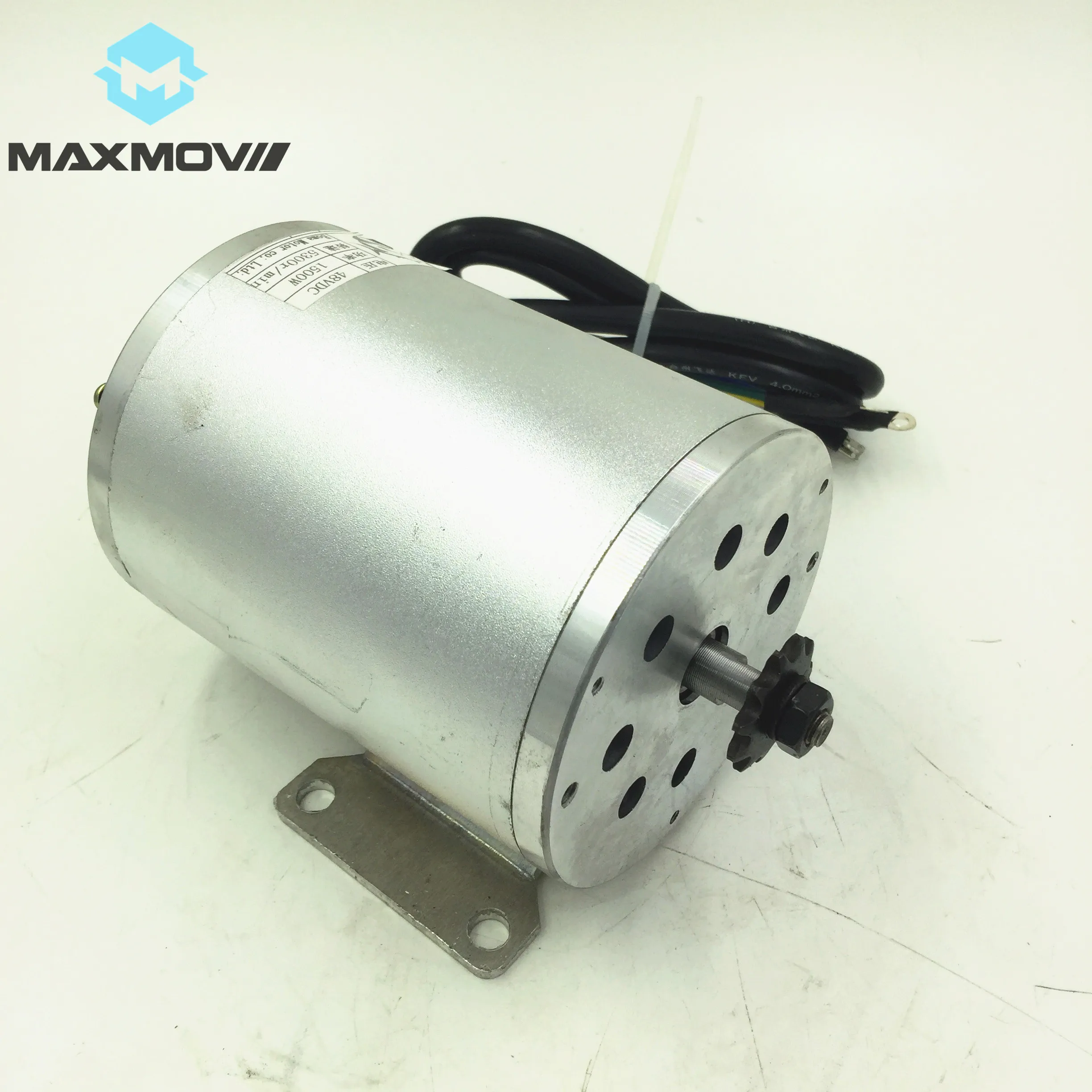 1500W 48V Brushless Electric DC Motor 1500W Electric Scooter BLDC Motor BOMA Brushless Motor w/ Mounting Bracket (Scooter Parts)