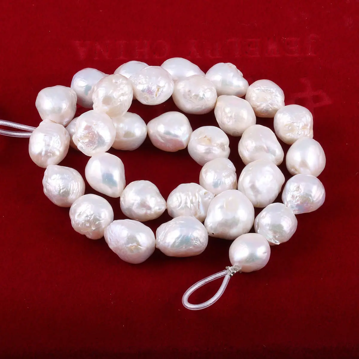 Natural Freshwater Pearl Beads High Quality 34cm Rice Shape Punch Loose Beads for DIY Elegant Necklace Bracelet Jewelry Making