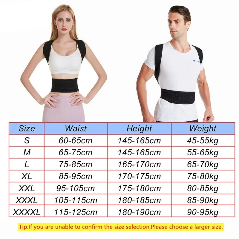 Adjustable Posture Corrector Back Support Shoulder Back Brace Posture Correction Spine Posture Corrector Postural Fixer Tape