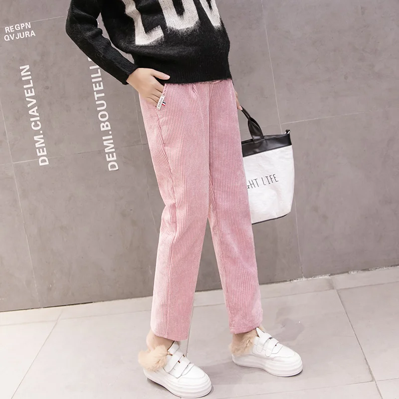 Maternity Pants Autumn and Winter Clothes Corduroy Casual Loose-Fit Winter Maternity Pants