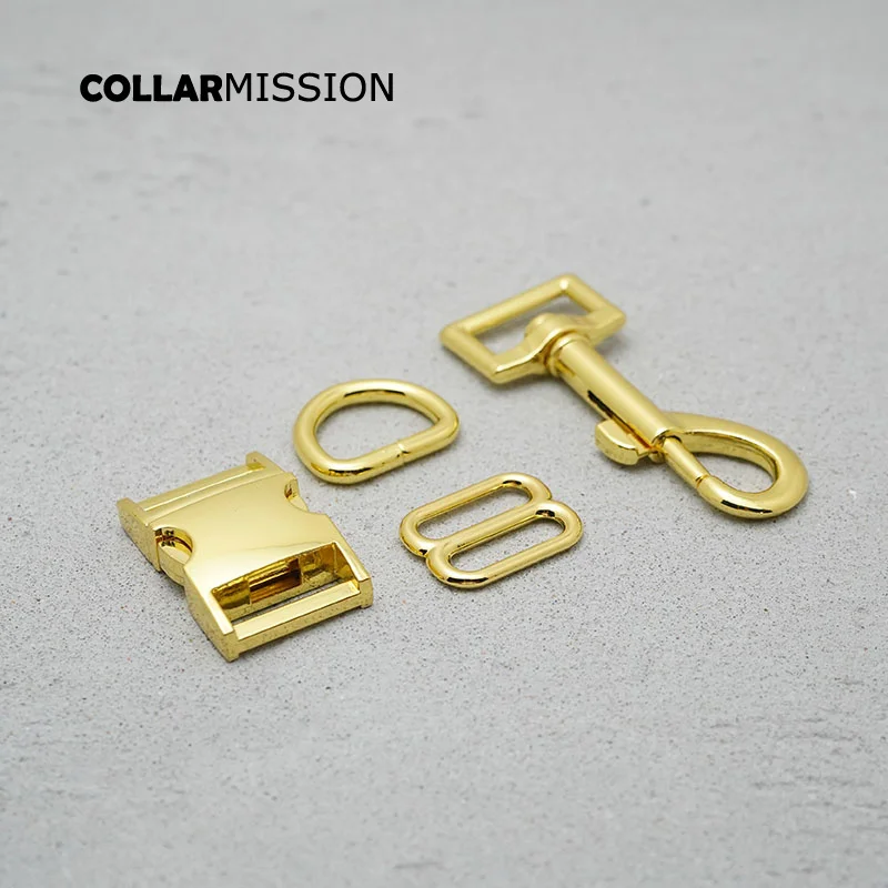 50pcs/lot(metal buckle+adjust buckle+D ring+metal dog clasp/set)15mm,20mm,25mm,30mm DIY metal buckle dog collar parts 8 kinds