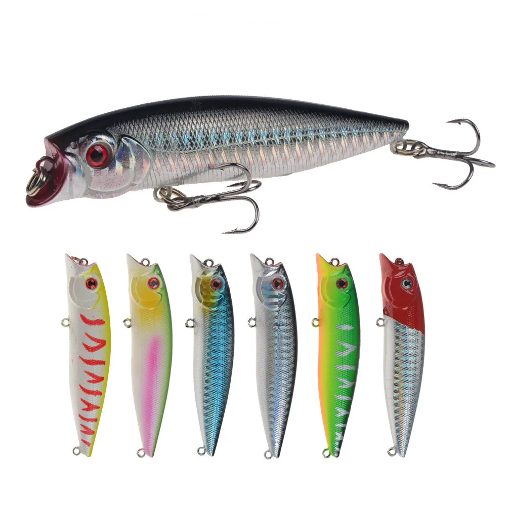 1Pcs Popper Fishing Lures 9.2cm/11.5g Top Water Wobblers Hard Fake Baits Crankbaits Sea Bass Isca Artificial Fishing Tackle