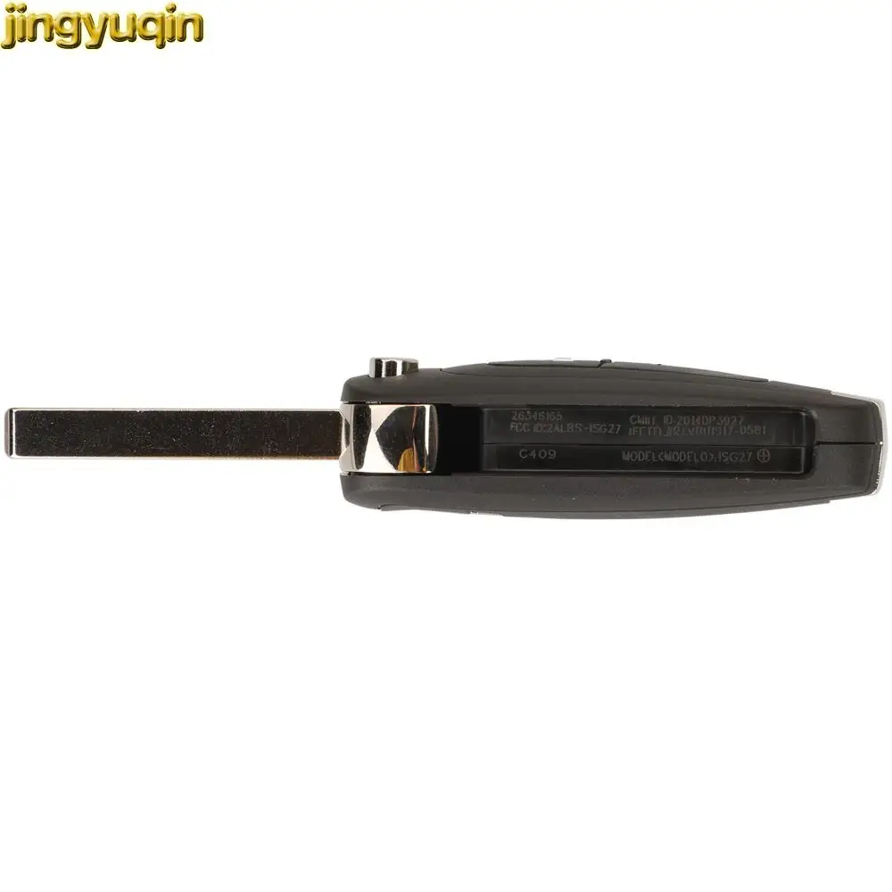 Jingyuqin ID70 Chip 434 MHZ For Chevrolet Cavalier Buick Excelle After Market 3 Buttons Car Key Alarm Remote Fob