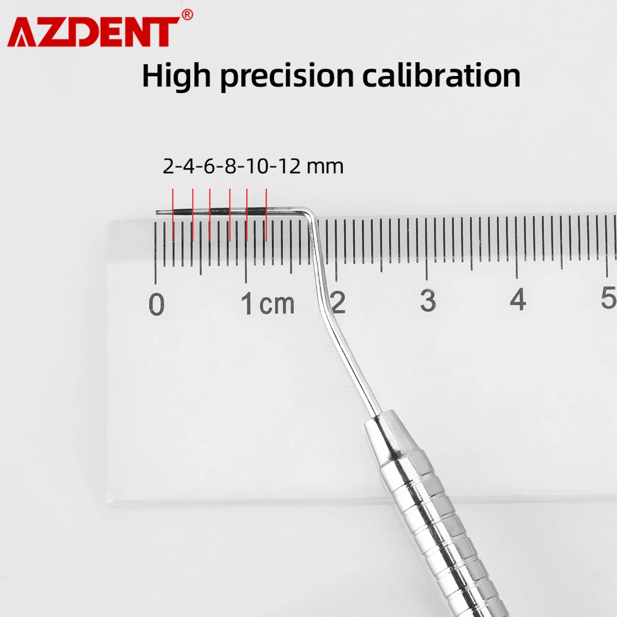 Sonde dentaire parodontale avec échelle, 1 pièce, Instrument en acier inoxydable, équipement endodontique, 1/2/3/4/5/6/7/8 #, longueur 16cm