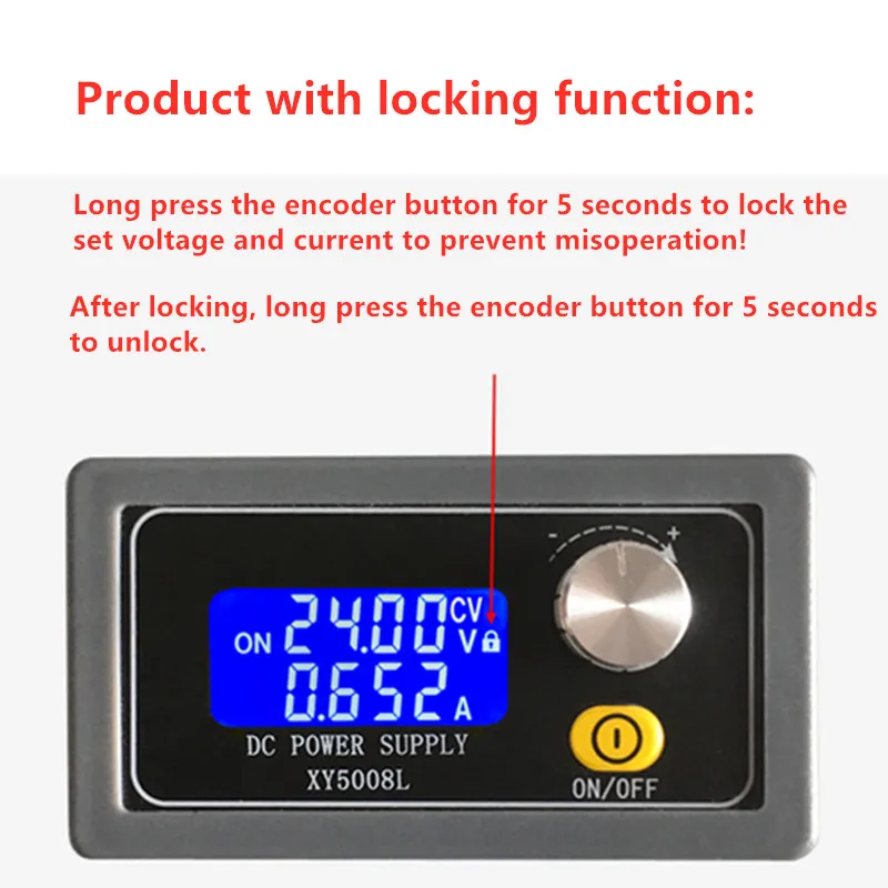XY5008L CNC adjustable DC regulated power supply constant voltage constant current repair 50V8A400W step-down module