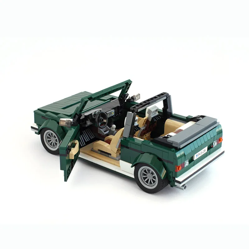 MOC 978Pcs Technical Car VW Golf MK1 Cabriolet Bricks Set 10242 MINI Cooper Building Blocks Assemble Bricks Vehicle Model Toys