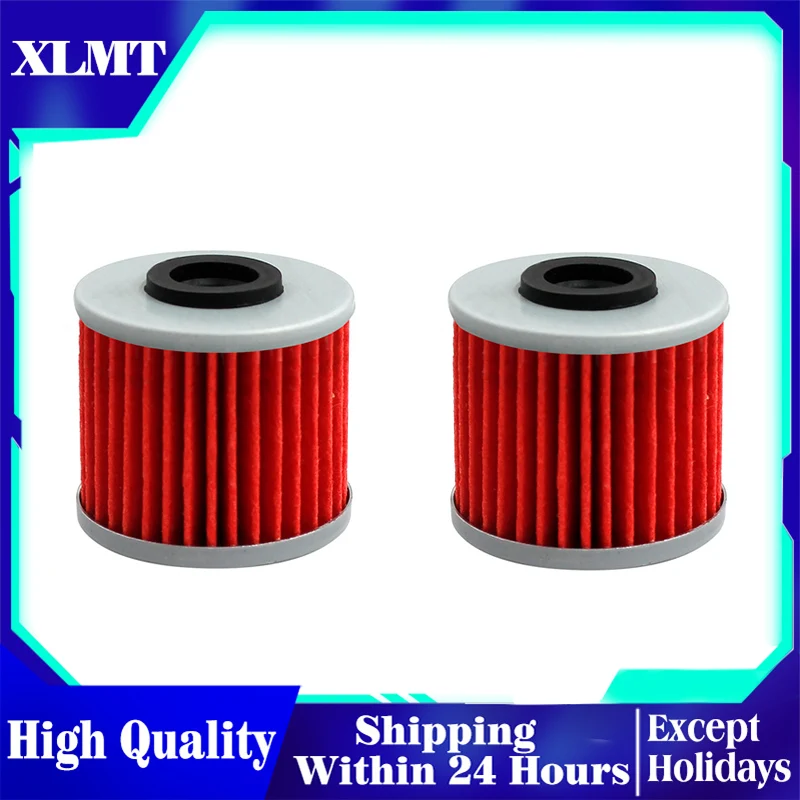 2 sztuk motocyklowy filtr oleju dla HONDA NC700X DCT CTX700N CRF1000D SXS1000M3 Pioneer TALLON 1000R GL1800 NC750 15412-MGS-D21