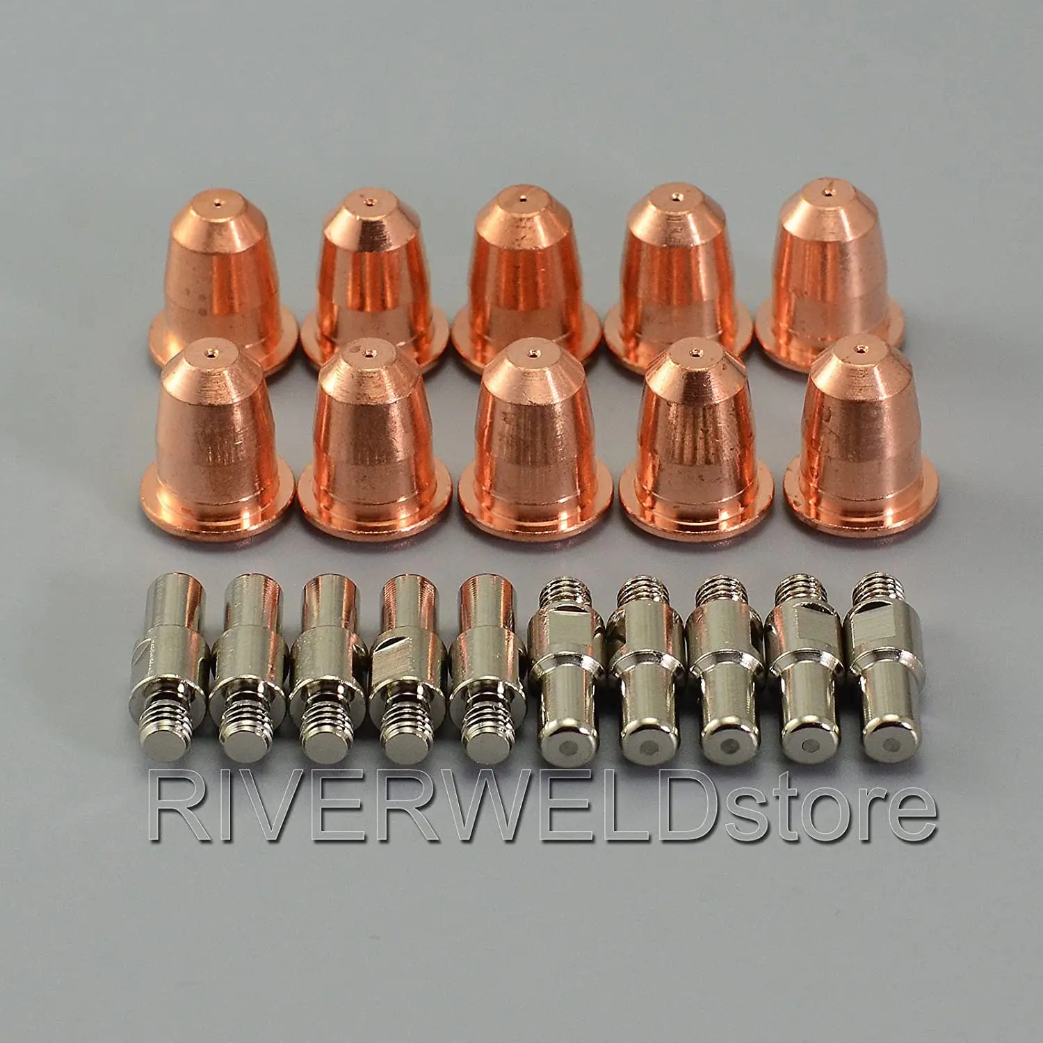 PD0116-08 Plasma Tip 0.8 PR0110 Plasma Electrode Fit Trafimet S45 ไฟฉายตัดพลาสม่า 60 ชิ้น...