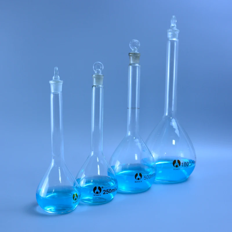 5-100ml Transparent Lab Conical Flask Glass Scientific Glass Erlenmeyer Flask Safe Glassware Laboratory School Research Supply