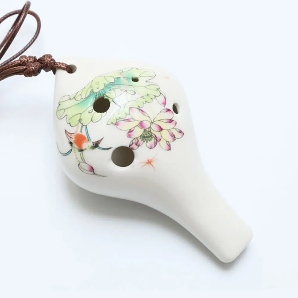 Beginner's instrument performance Six-hole Midrange C Ocarina necklace N485