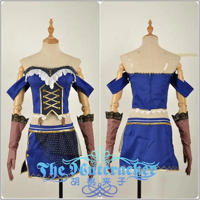 Anime LOVE LIVE Cosplay Costume Karin Asaka PERFECT Dream Project All Stars Sexy One Shoulder for Women Cosplay Costumes wig