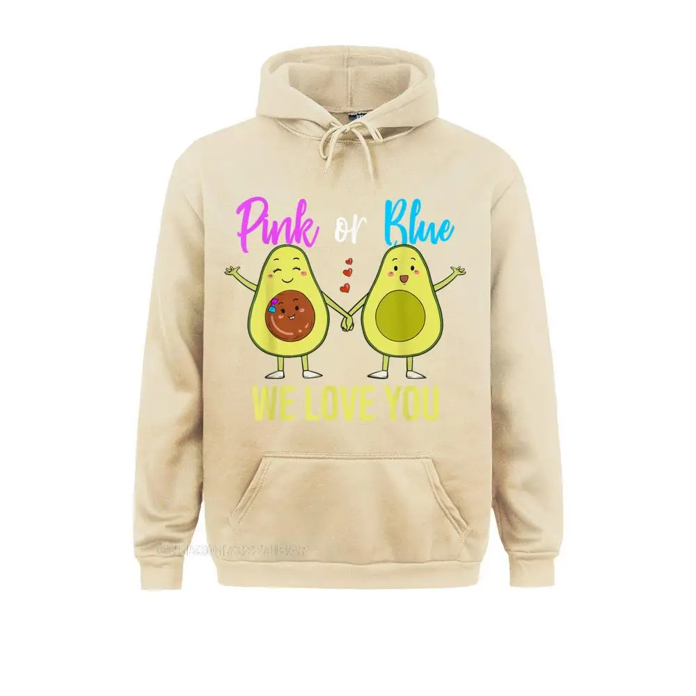 Pink Or Blue Parents Gender Reveal Baby Shower Party Avocado 2021 Mens Hoodies Fitness Sweatshirts England Style Hoods