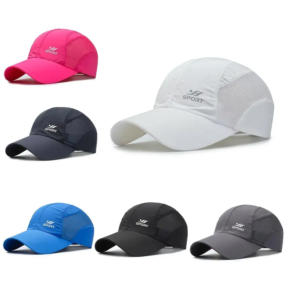 Gorra para correr al aire libre, sombrilla impermeable ligera, transpirable, UPF50 +, sombrero de refrigeración ultrafino