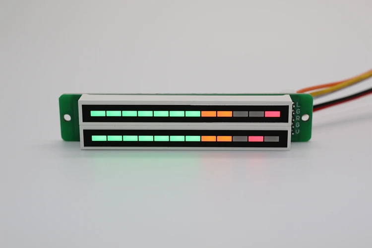 LINK1 Dual 12 Level indicator VU Meter music Audio Level Meter Stereo Amplifier Board AGC Mode DIY KITS