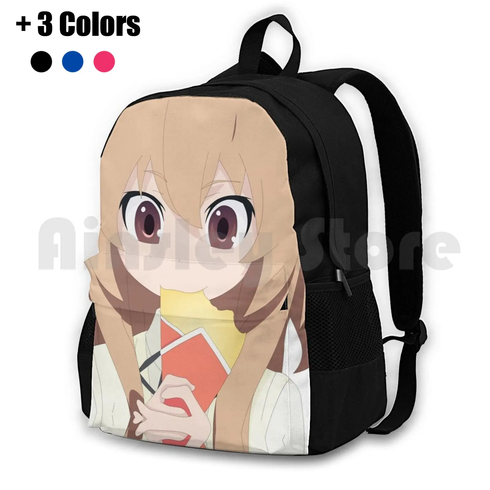 Aisaka Taiga ( Anime : Toradora ) Outdoor Hiking Backpack Riding Climbing Sports Bag Anime Toradora Aisaka Taiga Crepe