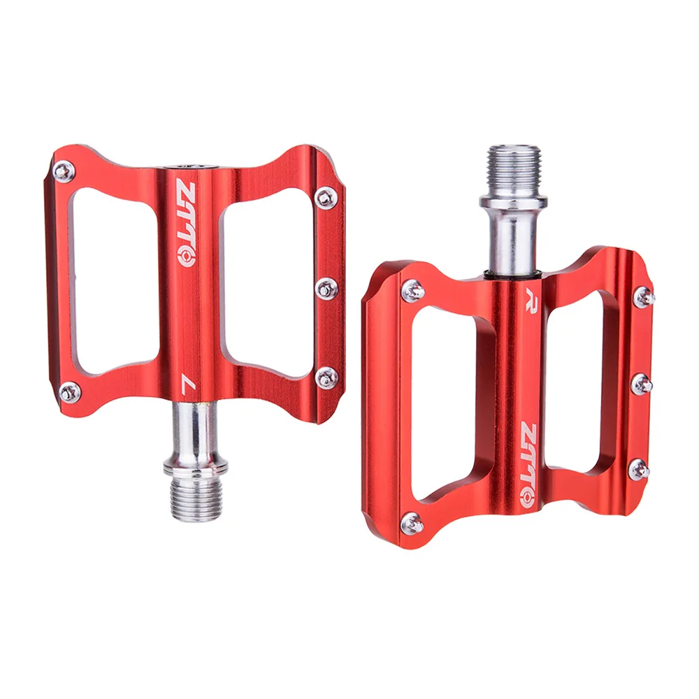 Ztto Rennrad ultraleichte flache Pedal Aluminium legierung Fahrrad lager rutsch feste Falt pedale Radfahren jt06