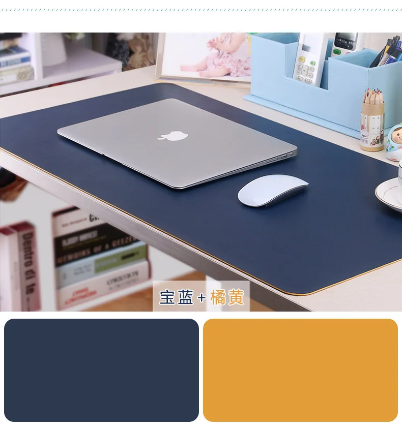 لوحة ماوس ريترو على الوجهين للأطفال ، حماية للعين ، مقاومة للماء ، جلد PU ، لسطح المكتب