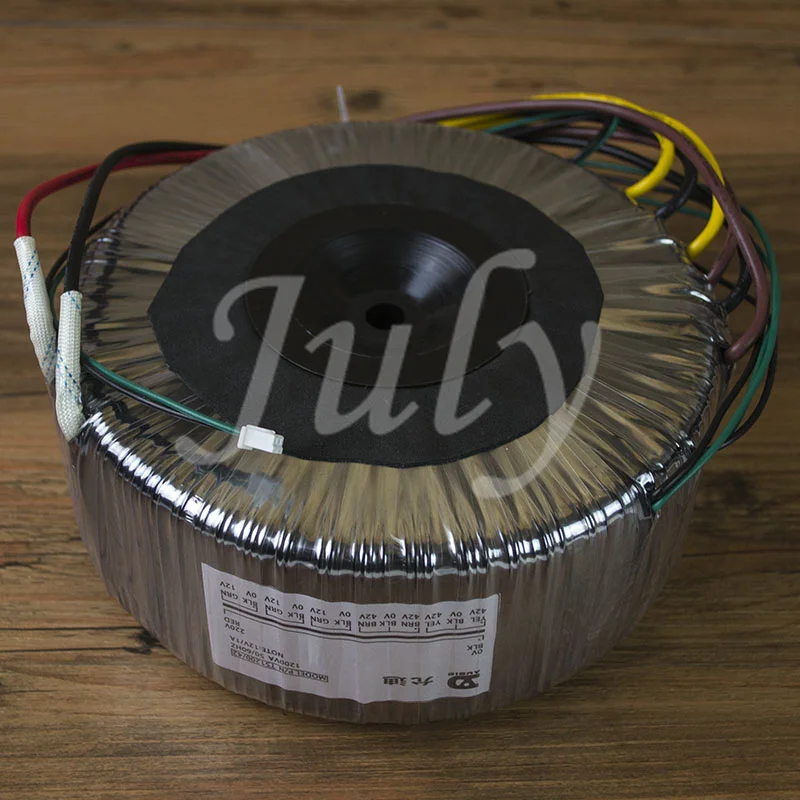 

1200W toroidal transformer 220v to double 42v two groups + single 12v three groups of pure copper wire high power transformer