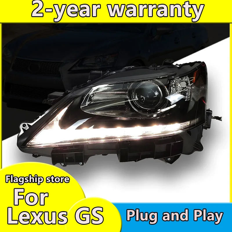 

Car Styling Head Lamp for Lexus 2012-2014 GS250 GS300H GS350 GS450h Headlights LED Headlight DRL Xenon Auto Accessories