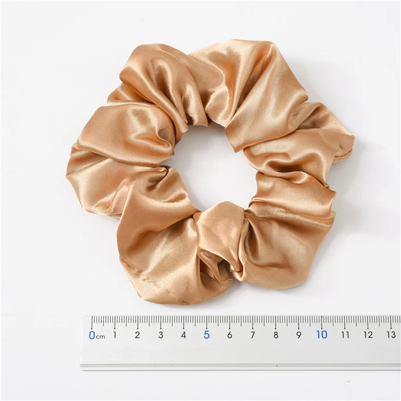 2019 Women Satin/Velvet Scrunchie Stretch Ponytail Holders Elastic Hairbands Solid Color Ladies Hair Ropes Hair ties Accessories