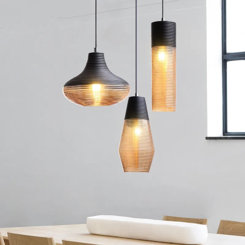 New Pendant Lamp Industrial Wind For Bedroom Lighting Livingroom LED Lamp Cafe Clothing Store Hanging Lamp