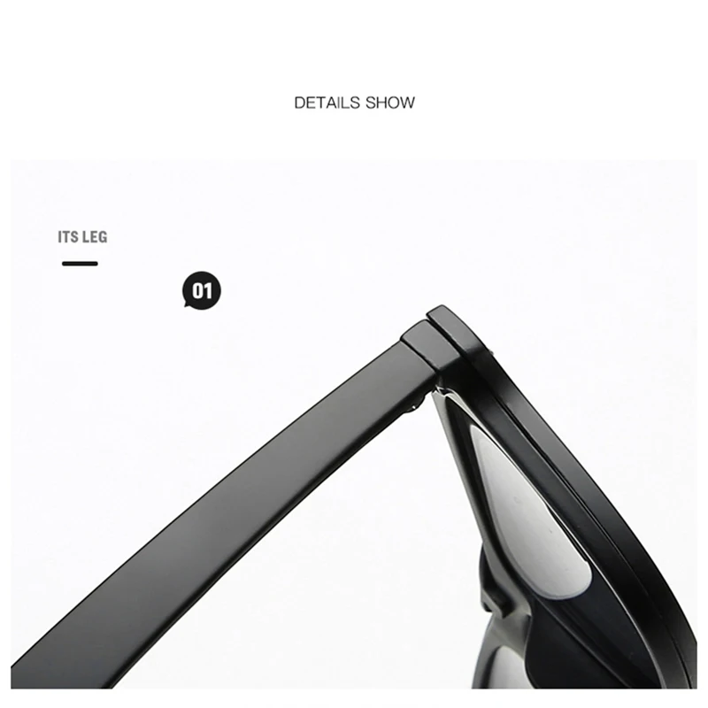 Fashion Optical Spectacle Frame Men Women Myopia With 5 Clip On Sunglasses Polarized Magnetic Glasses For Male Eyeglasses RS1019