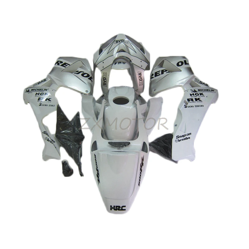 ABS Injection Motorcycle fairings for HONDA CBR 600 RR 2005 2006 White Silver Fairing set CBR600RR 05 06 Plastic Bodywork BE01