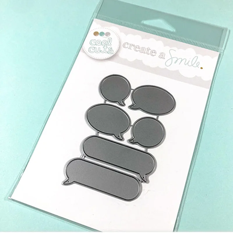 AliliArts Metal Cutting Dies Bubble dialog diy Scrapbooking Photo Album Decorative Embossing PaperCard Crafts Die 2020
