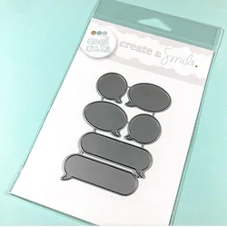 AliliArts Metal Cutting Dies Bubble dialog diy Scrapbooking Photo Album Decorative Embossing PaperCard Crafts Die 2020
