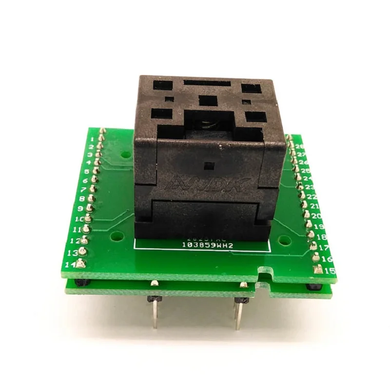 Imagem -03 - Passo 0.5 mm do Adaptador do Teste de Programação do Dip28 ic Tamanho do Corpo 5x5ic5500284-011-g Clamshell Smd Soquete do Teste de Smt Qfn28 Mlf28 Wlcsp28 ao