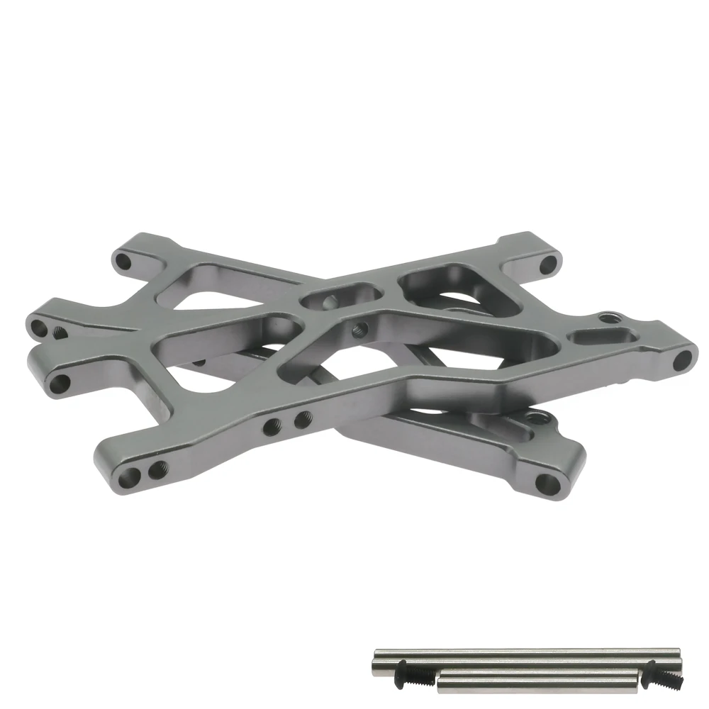 2pcs Machined Alloy Aluminum Front Lower Suspension Arm a-Arms For Rc Hobby Model Car 1-10 Vrx Octane Vetta Karoo Ftx Outlaw Upg