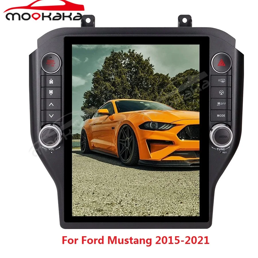 

Android 11.0 64GB PX6 Car Radio For Ford Mustang 2015 - 2021 Multimedia Player Tesla Style GPS Navigation Auto Stereo Head Unit