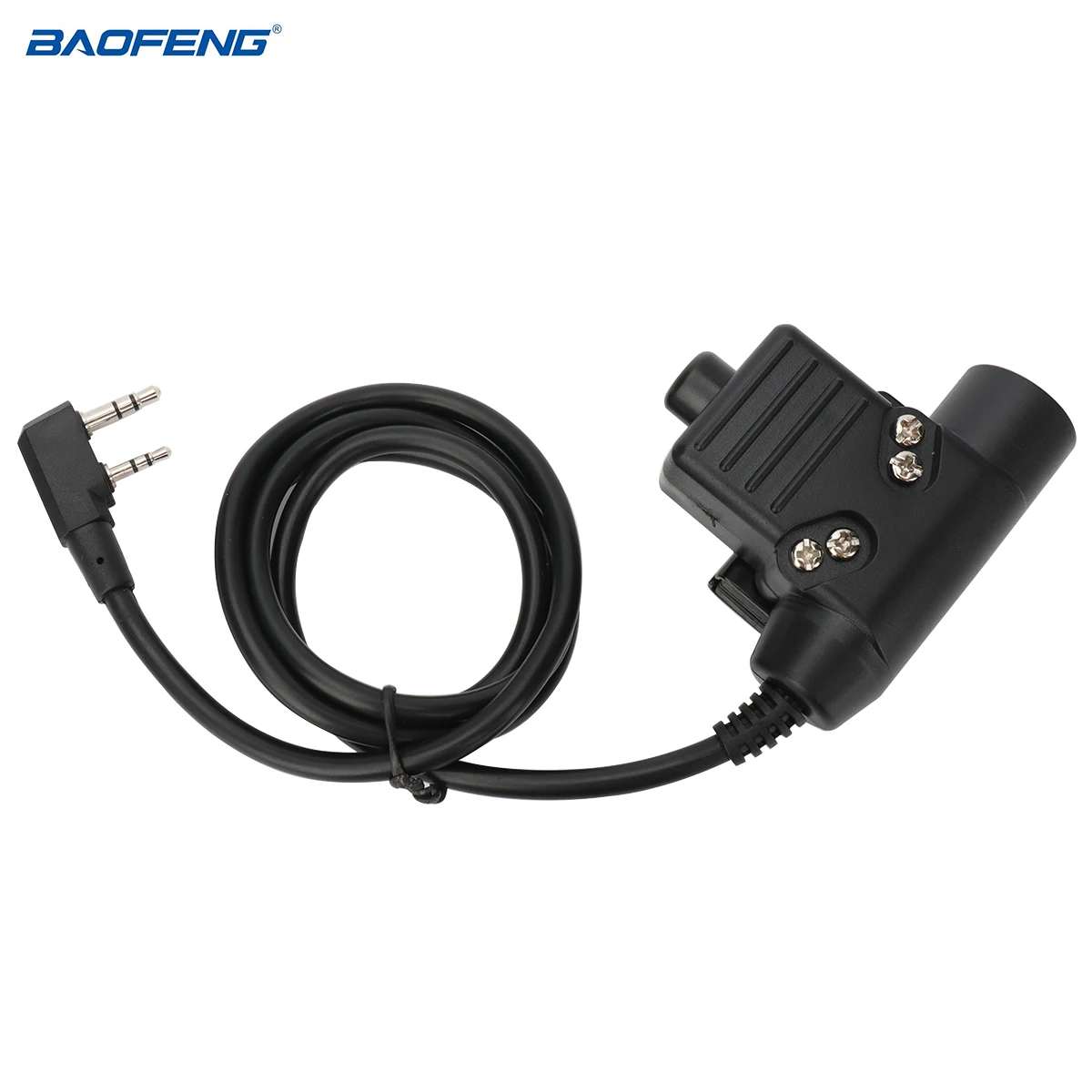 Baofeng Airsoft Tactical Headset U94 PTT 2-Pin with Buttonfor for  Baofeng UV-13 Pro  AN / PRC 152 152A 148 2Pin Radio